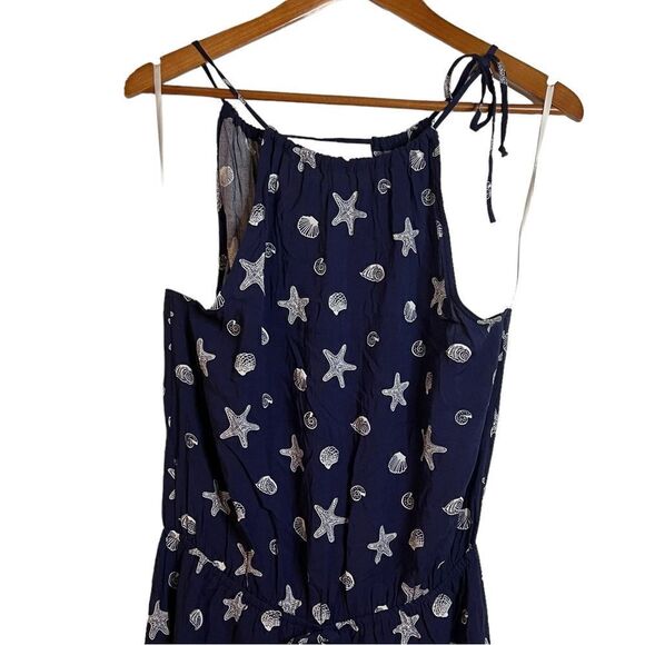 Mimi Chica seashell patterned romper. Size large - Picture 2 of 8